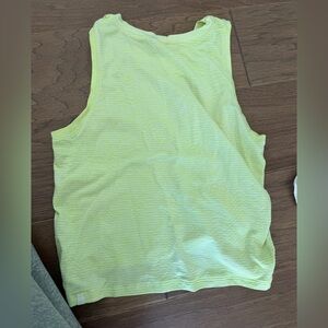 lululemon athletica Yellow Tank Top